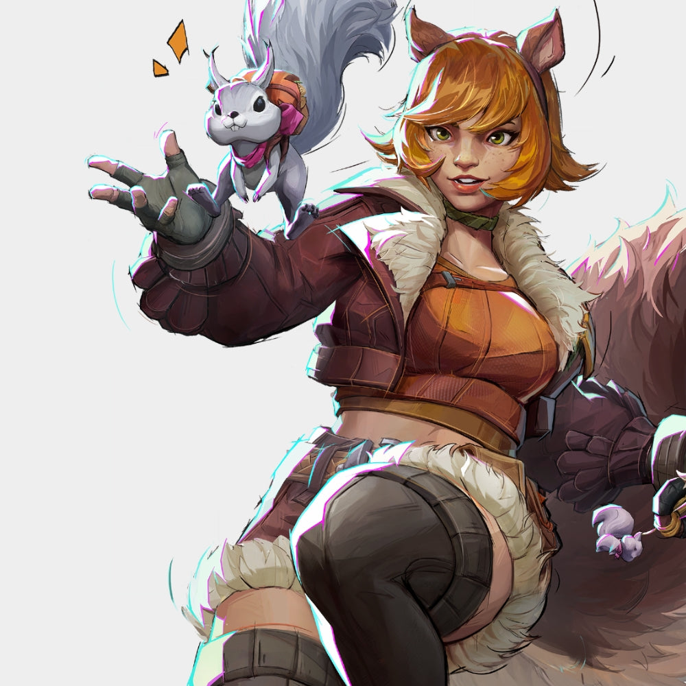 Squirrel Girl Marvel Rivals Brown Leather Jacket