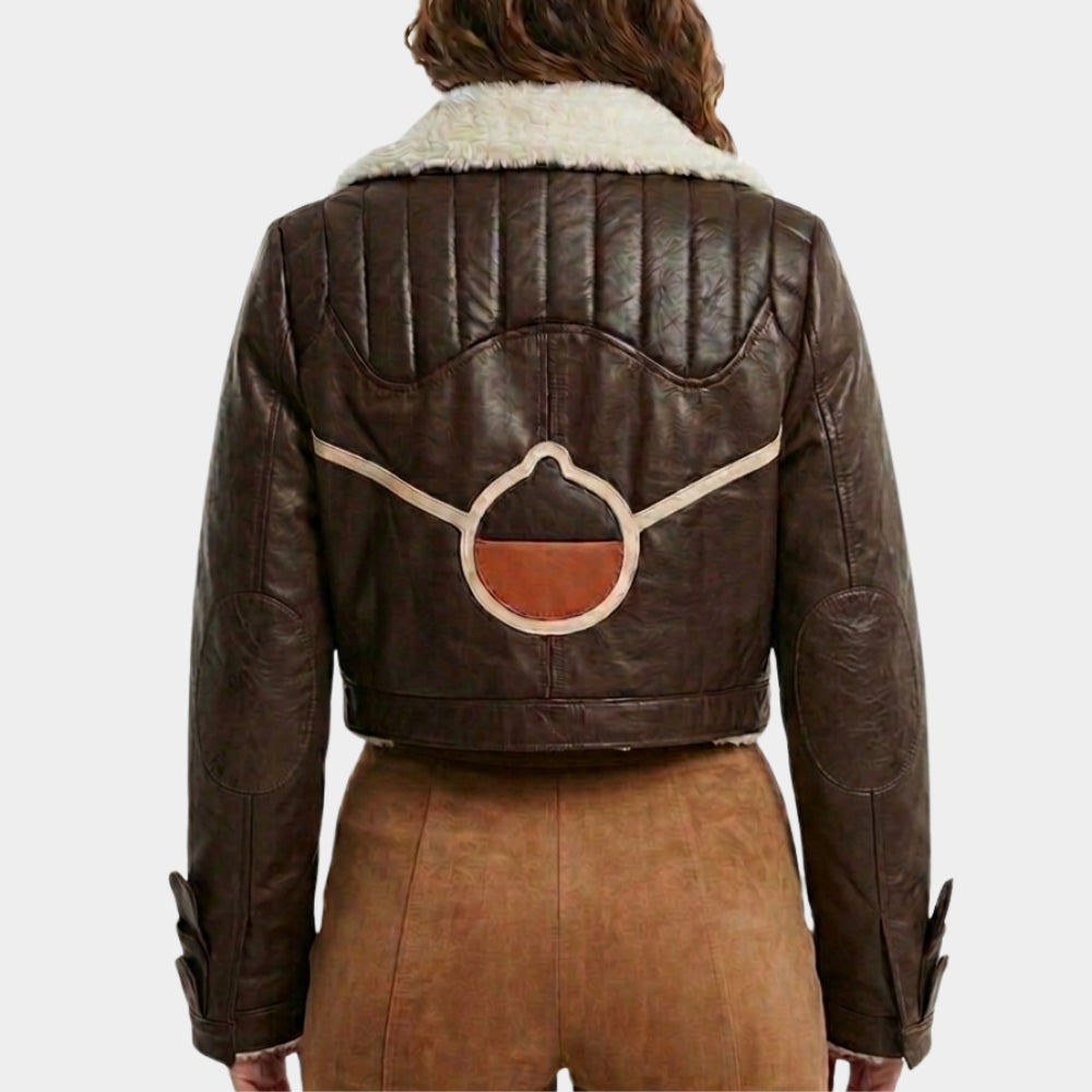 Squirrel Girl Marvel Rivals Brown Leather Jacket