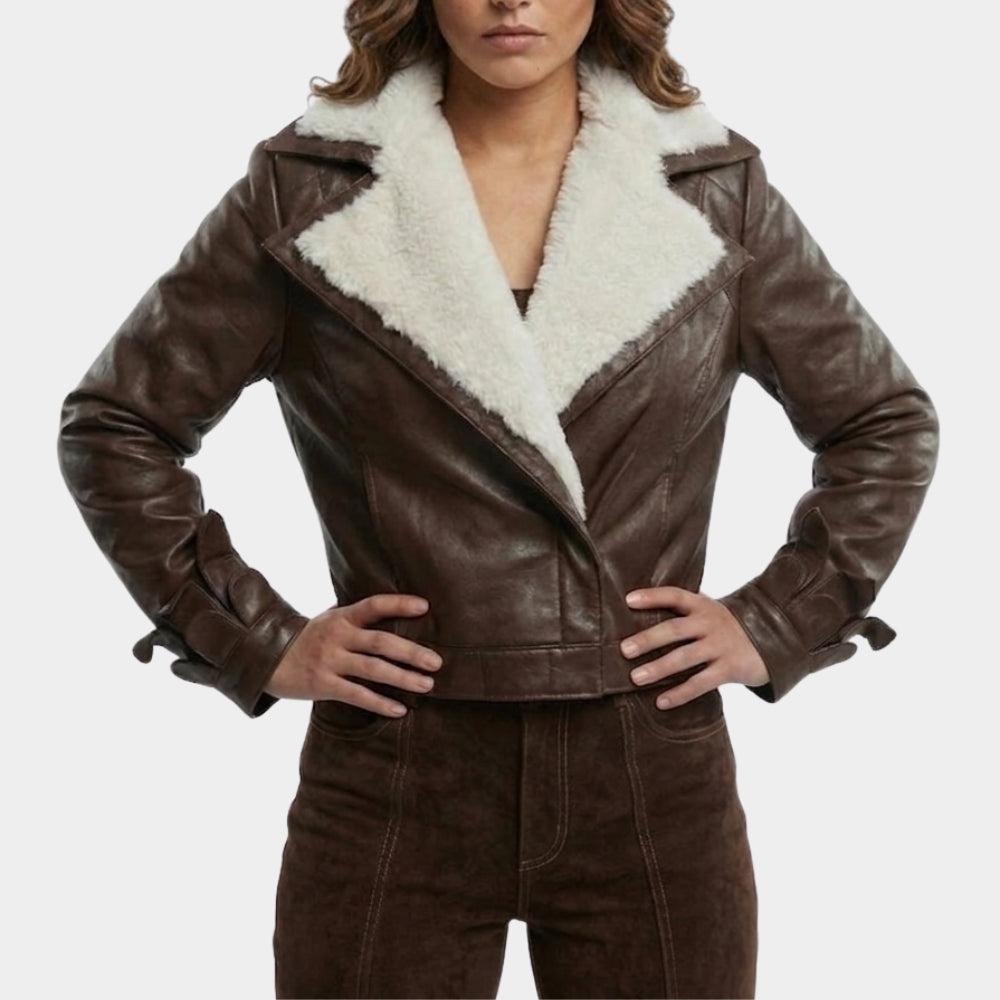 Squirrel Girl Marvel Rivals Brown Leather Jacket