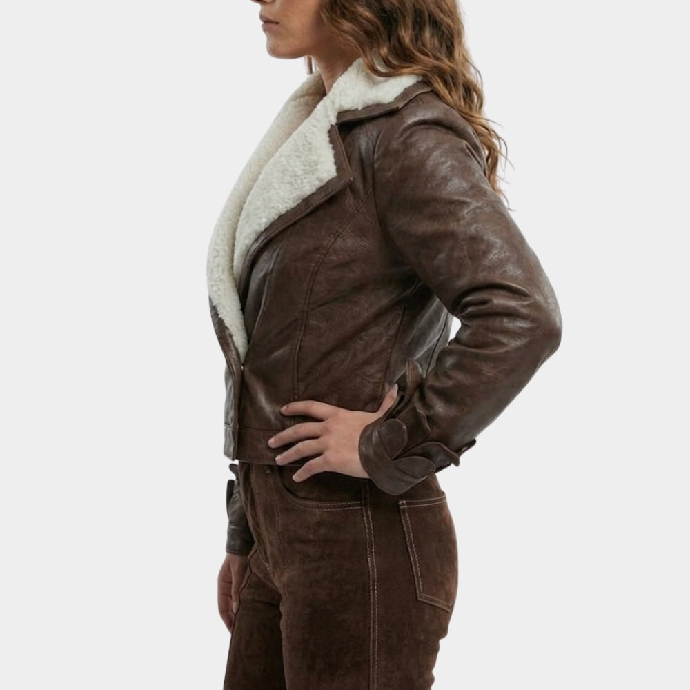 Squirrel Girl Marvel Rivals Brown Leather Jacket