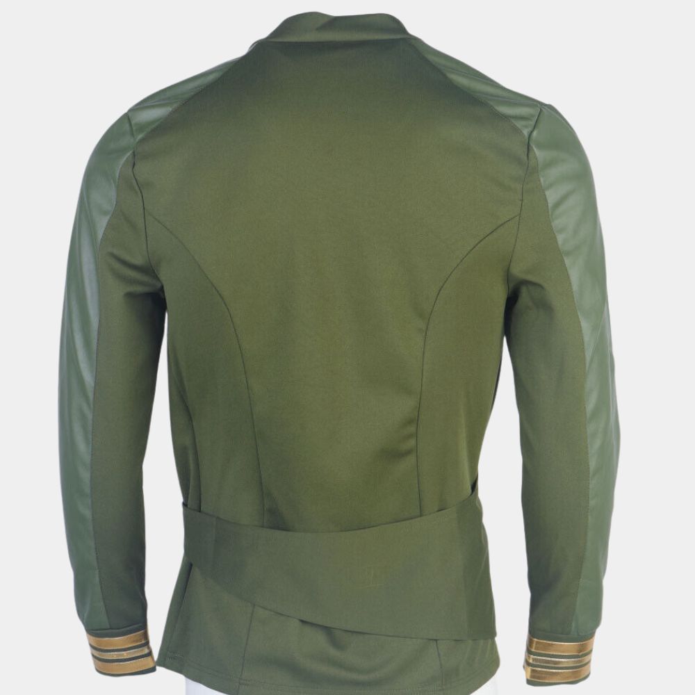 Star Trek  Strange New World Captain Pike Green Uniform - Mannequin Back View