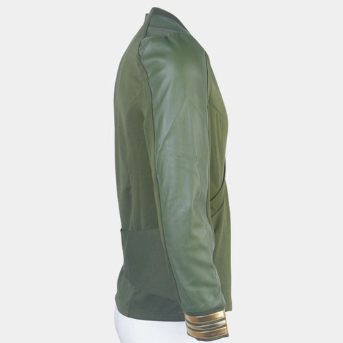 Star Trek  Strange New World Captain Pike Green Uniform - Mannequin Side View