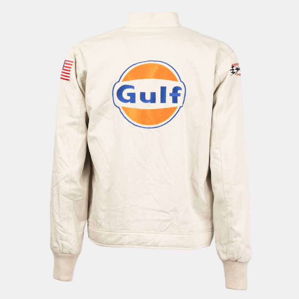 Steve McQueen  Le Mans Grand Prix Cotton Jacket - Mannequin Back View

