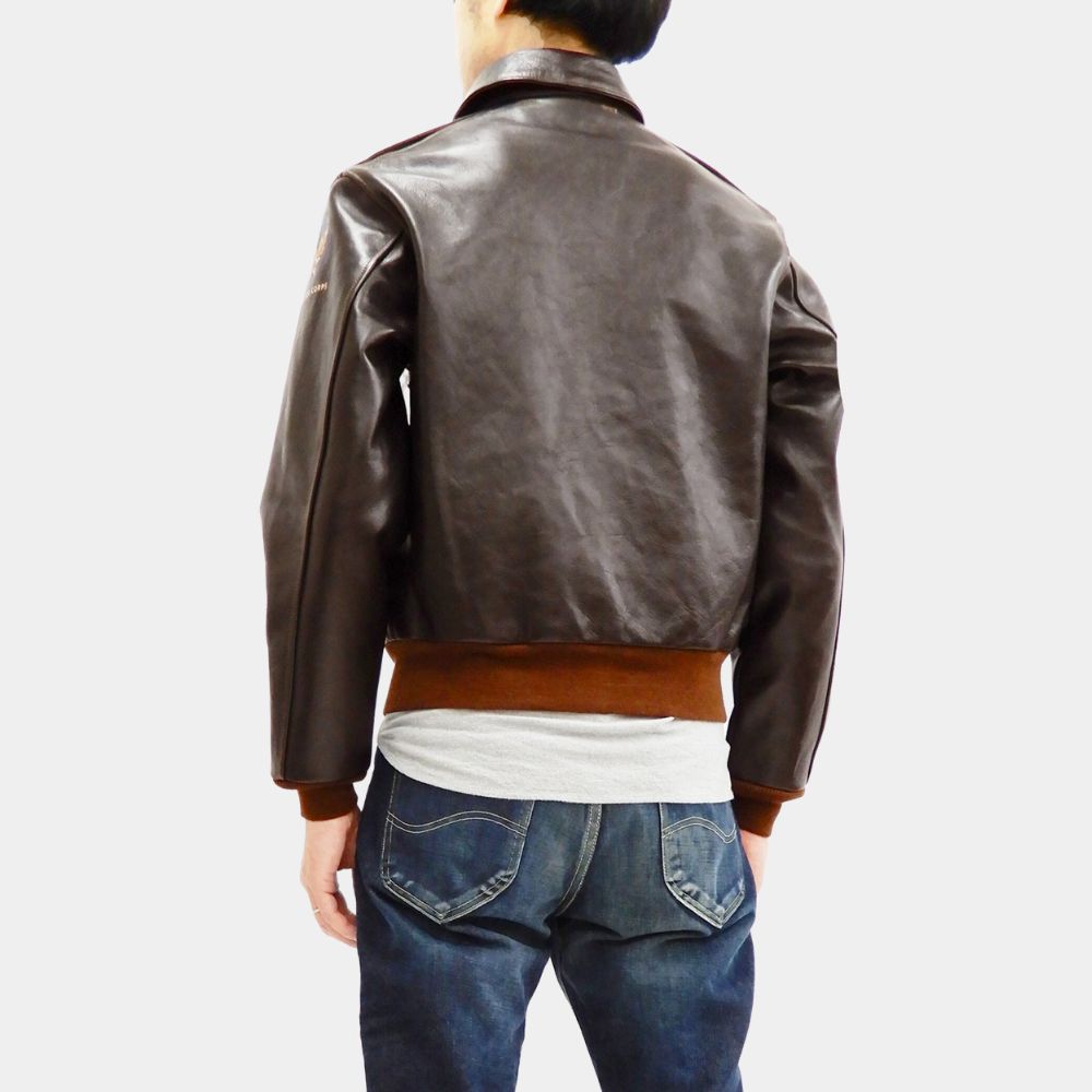 Steve Mcqueen The Great Escape A2 Bomber Jacket - Back View