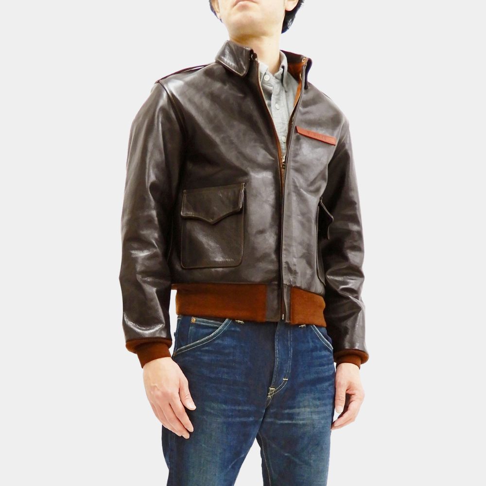 Steve Mcqueen The Great Escape A2 Bomber Jacket - Front View