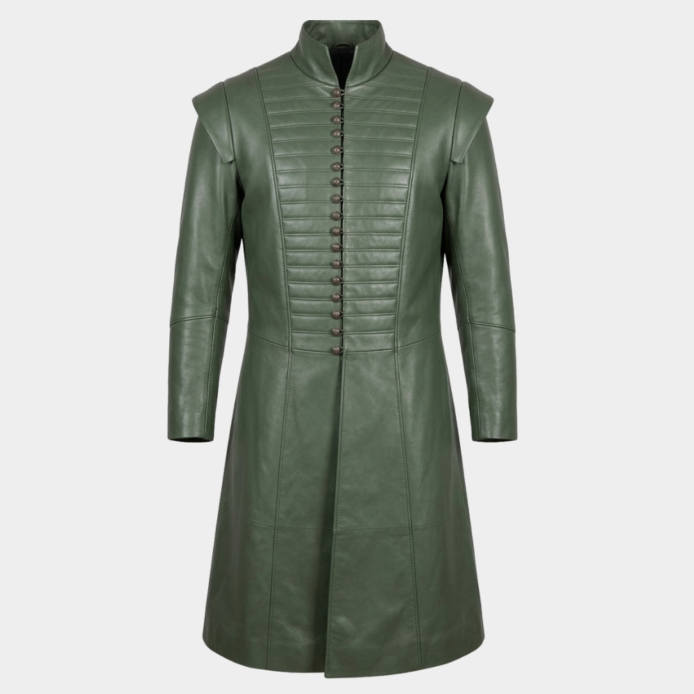 House Of Dragons S03 Lord Ormund Leather Coat
