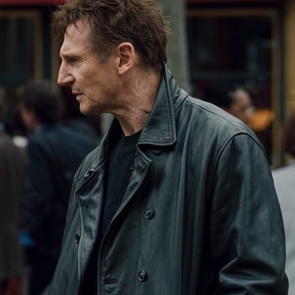 Taken Liam Neeson Peacoat