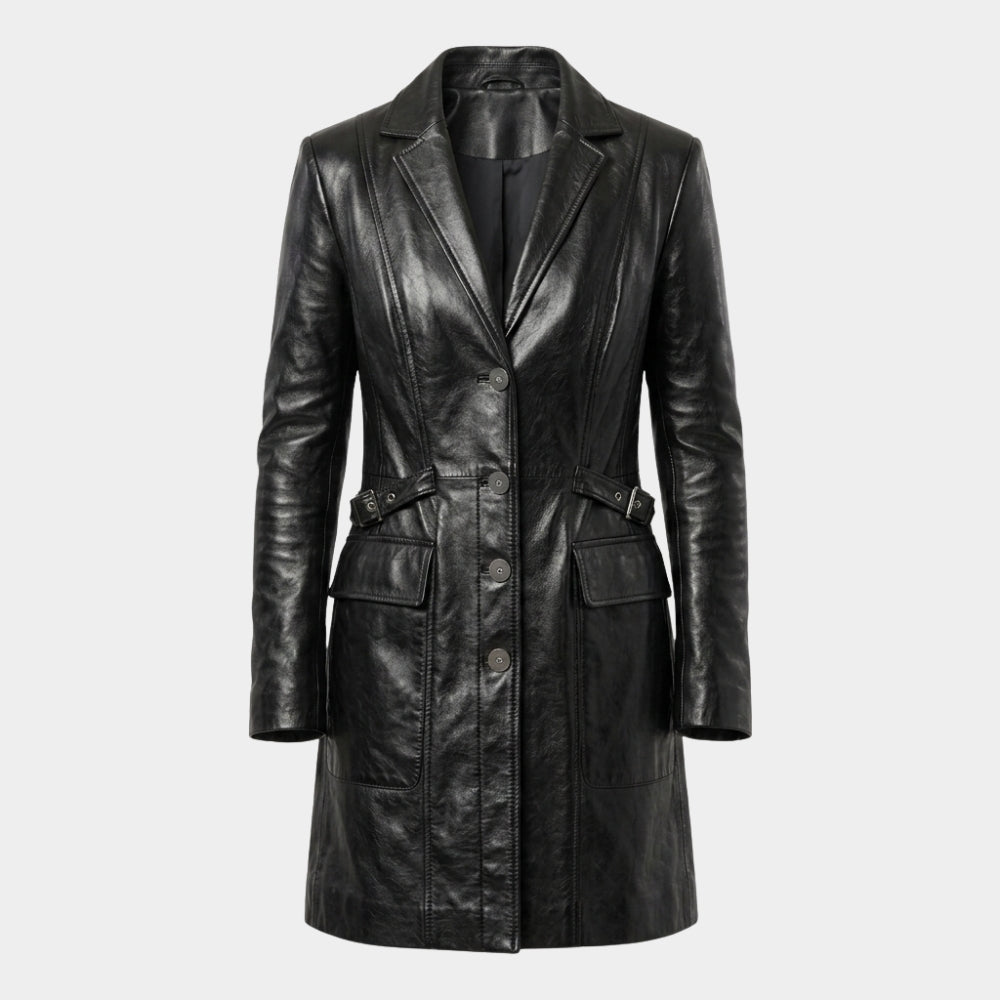 Taylor Tomlinson: Prodigal Daughter Black Leather Coat