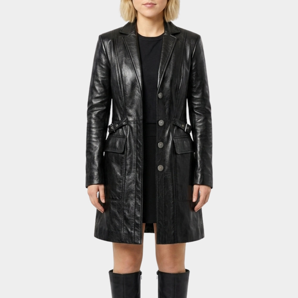 Taylor Tomlinson: Prodigal Daughter Black Leather Coat