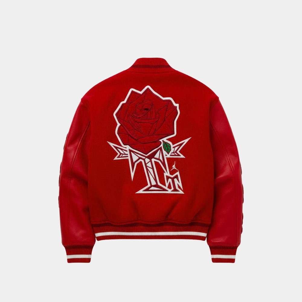 Teyana Taylor Red Varsity Jacket