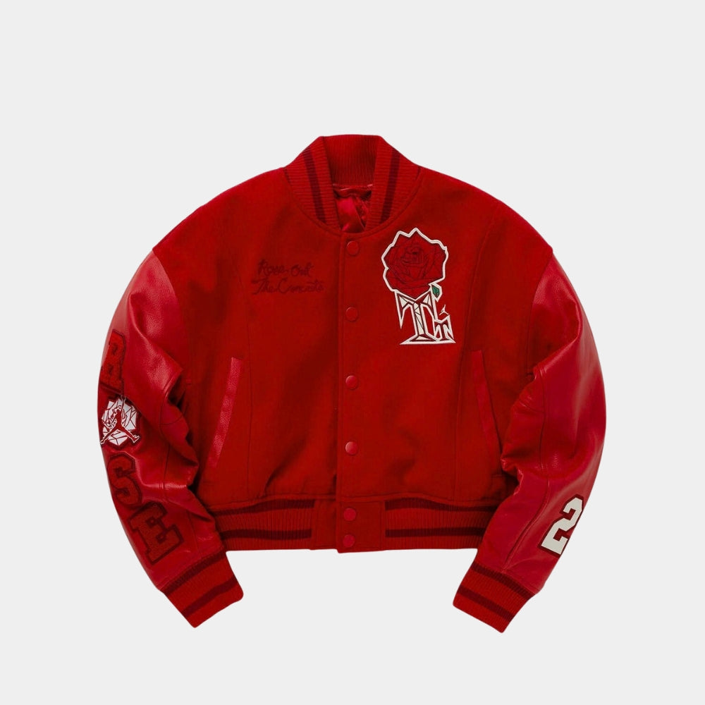Teyana Taylor Red Varsity Jacket