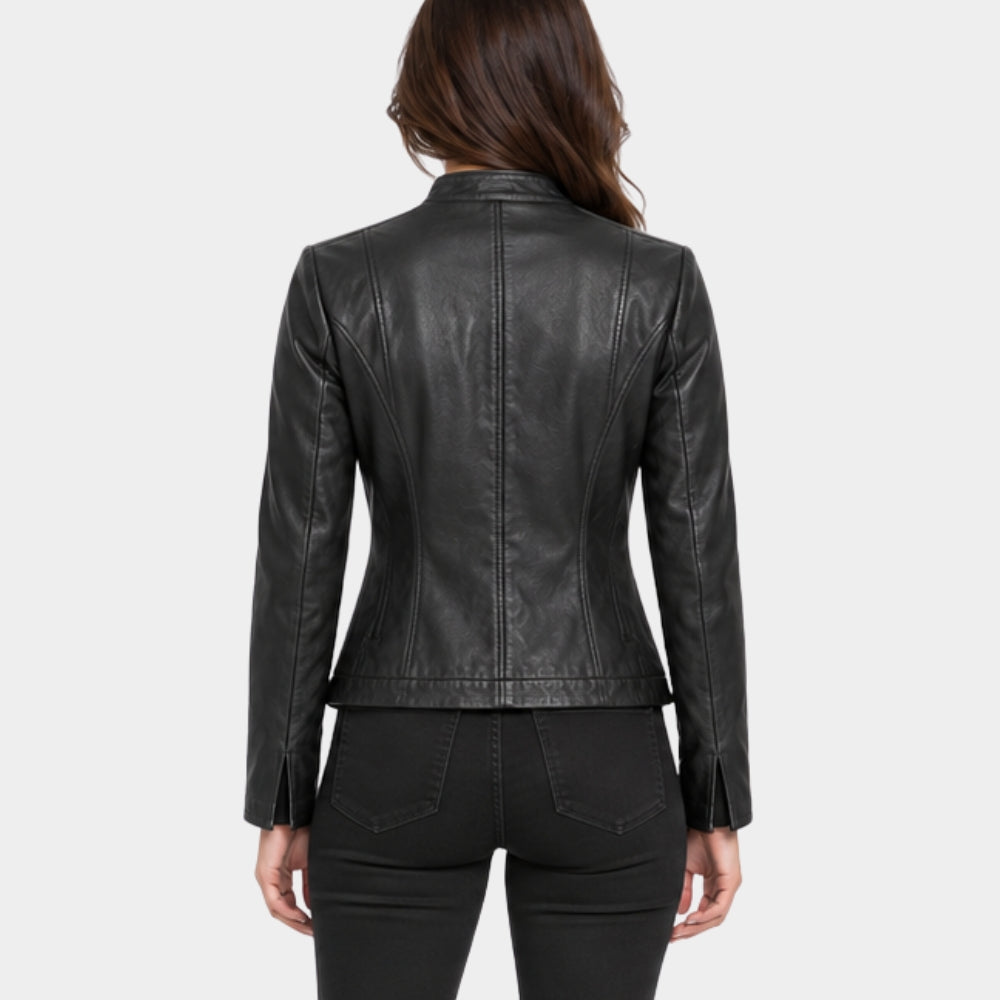 The Blame Michelle Keegan Black Leather Jacket