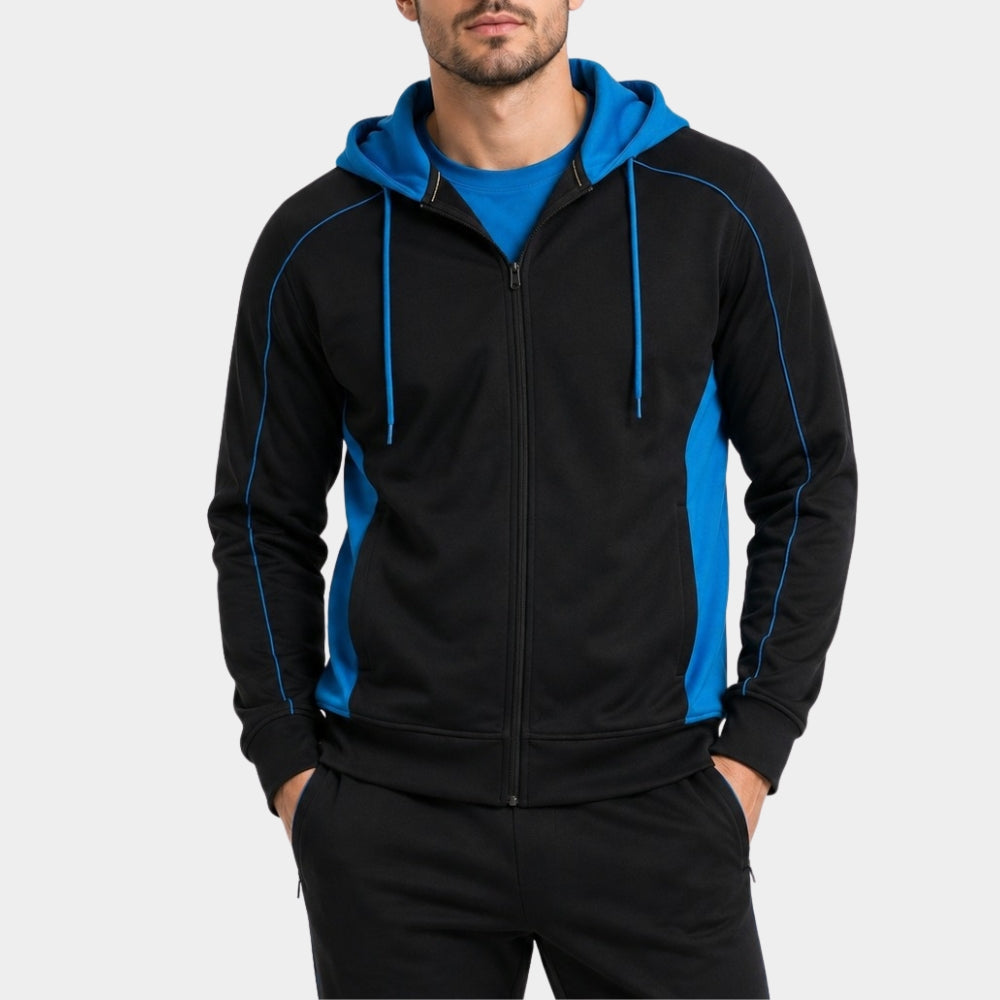 The Dink Dusty Black Zipper Hoodie