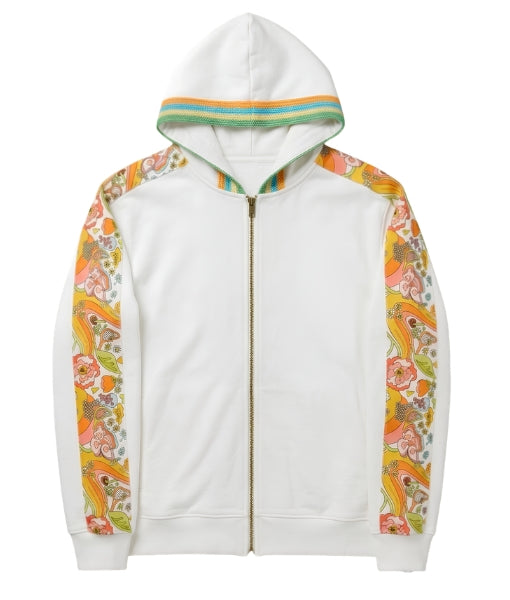 The Dink Dusty White Zipper Hoodie