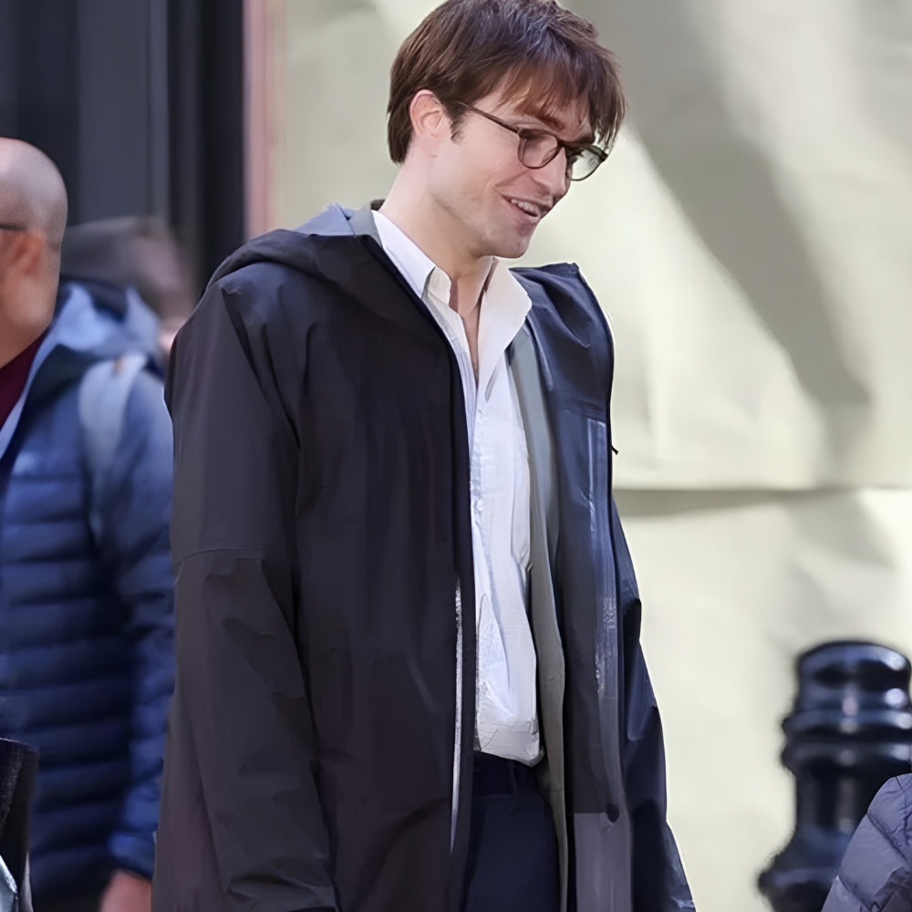 The Drama Robert Pattinson Grey Hooded Jacket
