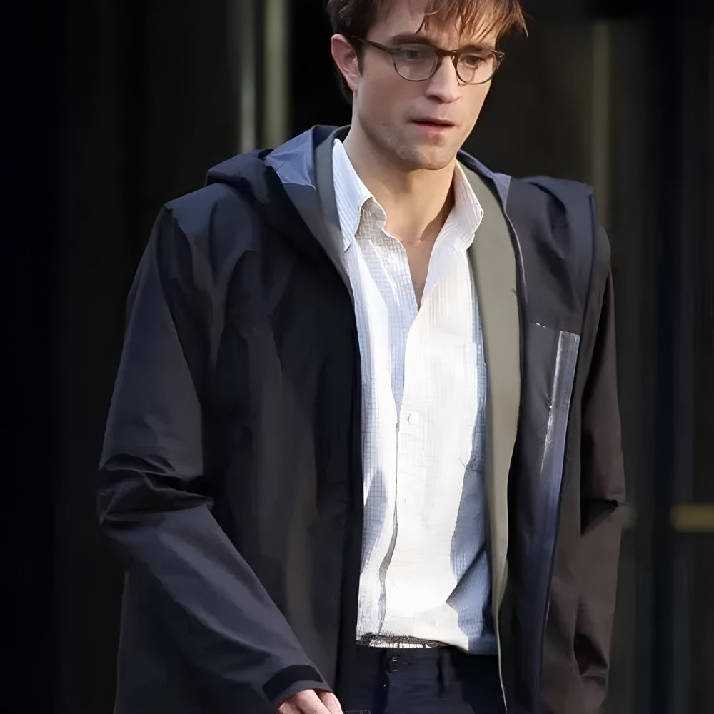 The Drama Robert Pattinson Grey Hooded Jacket
