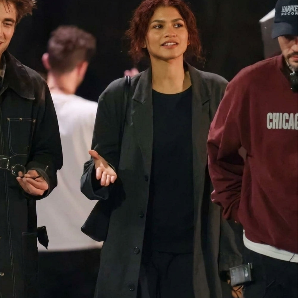 The Drama Zendaya Grey Long Coat