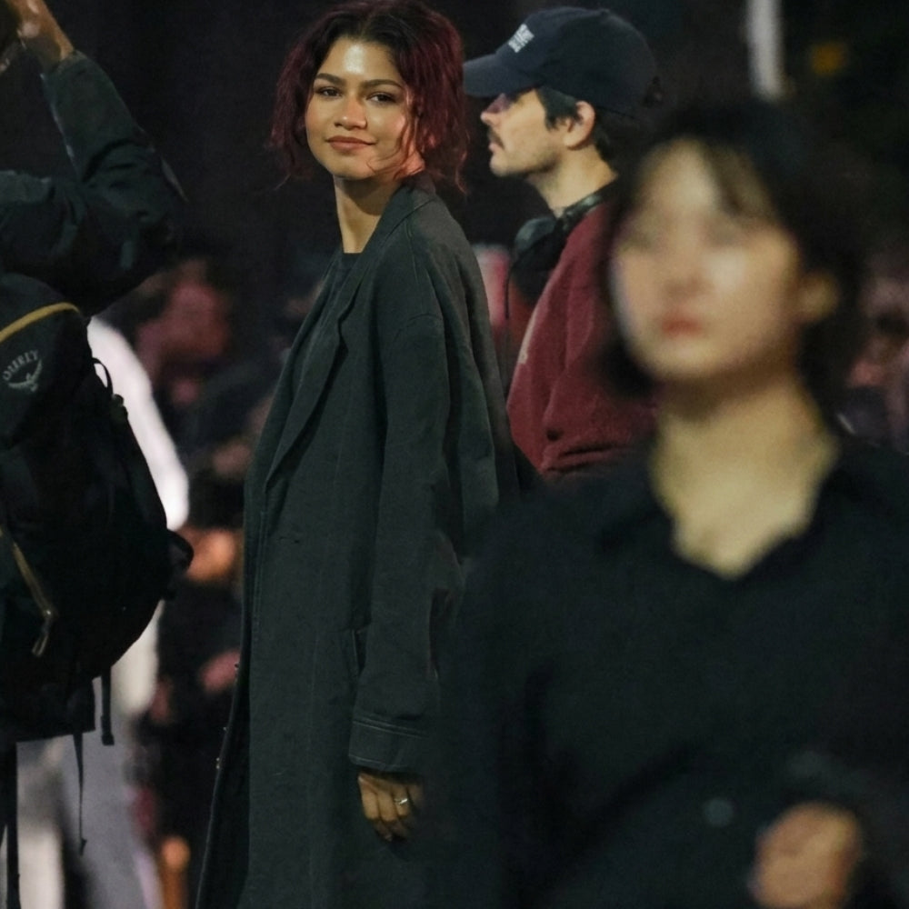 The Drama Zendaya Grey Long Coat