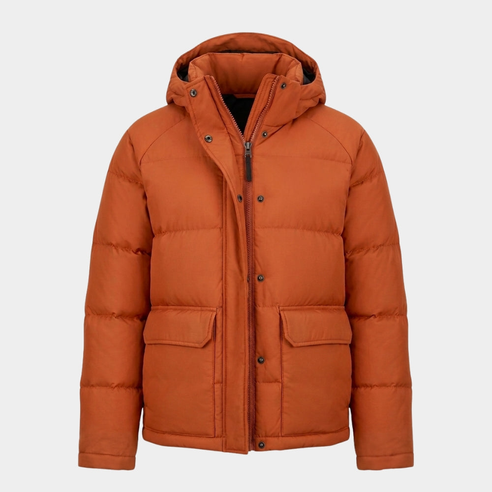 The Drama Zendaya Orange Puffer Jacket