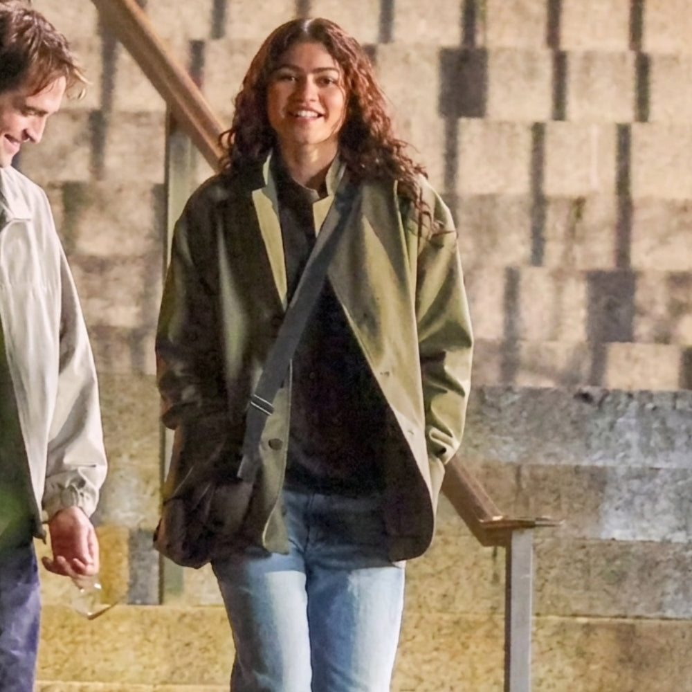 The Drama Zendaya Olive Green Jacket