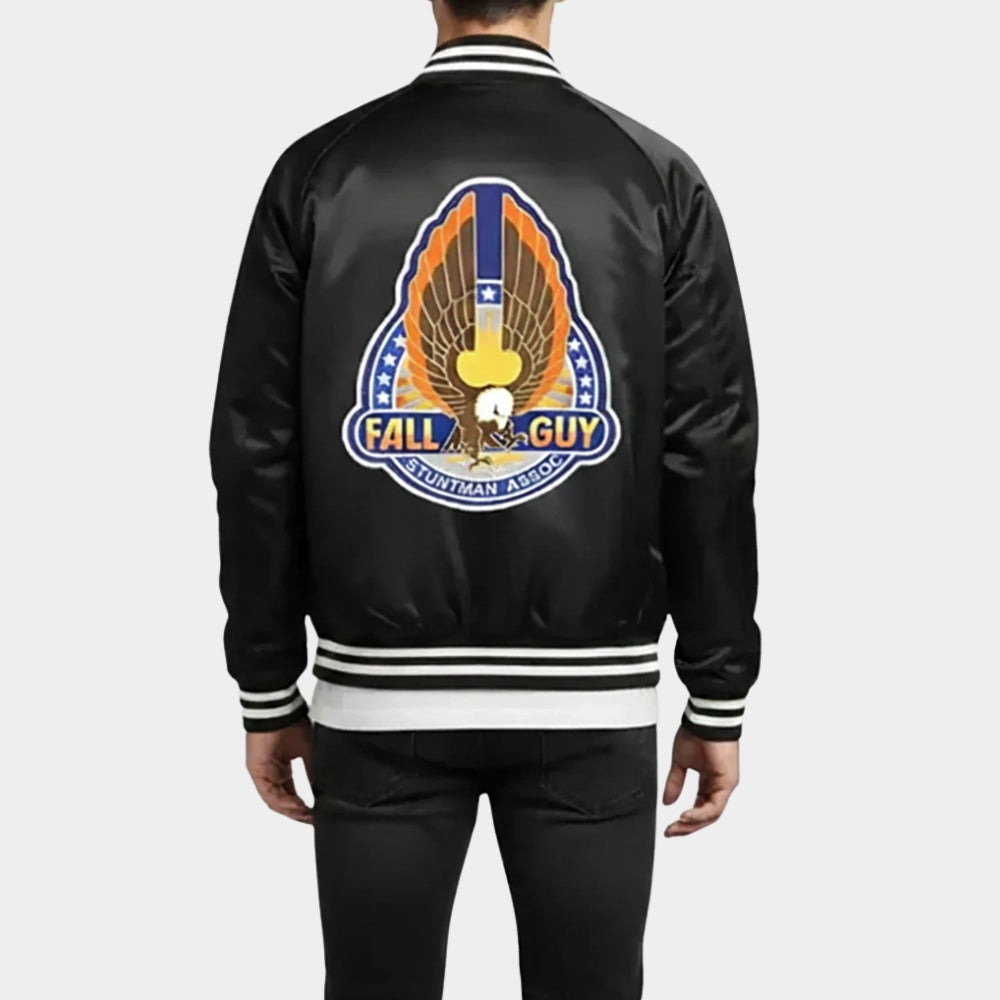 The Fall guy Black Varsity Jacket