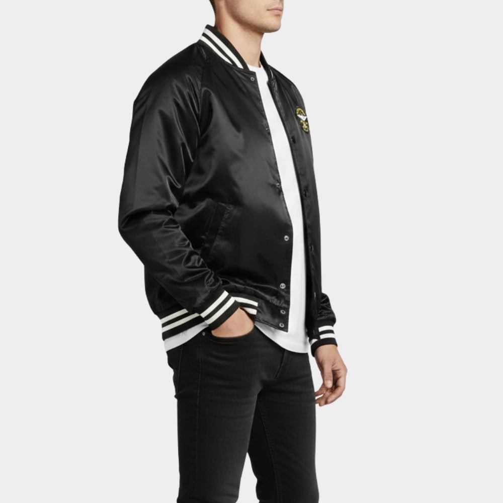 The Fall guy Black Varsity Jacket