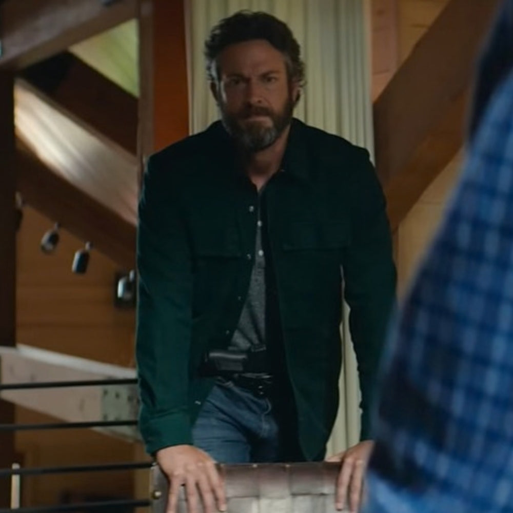 The Fix Zachary Levi Green Jacket