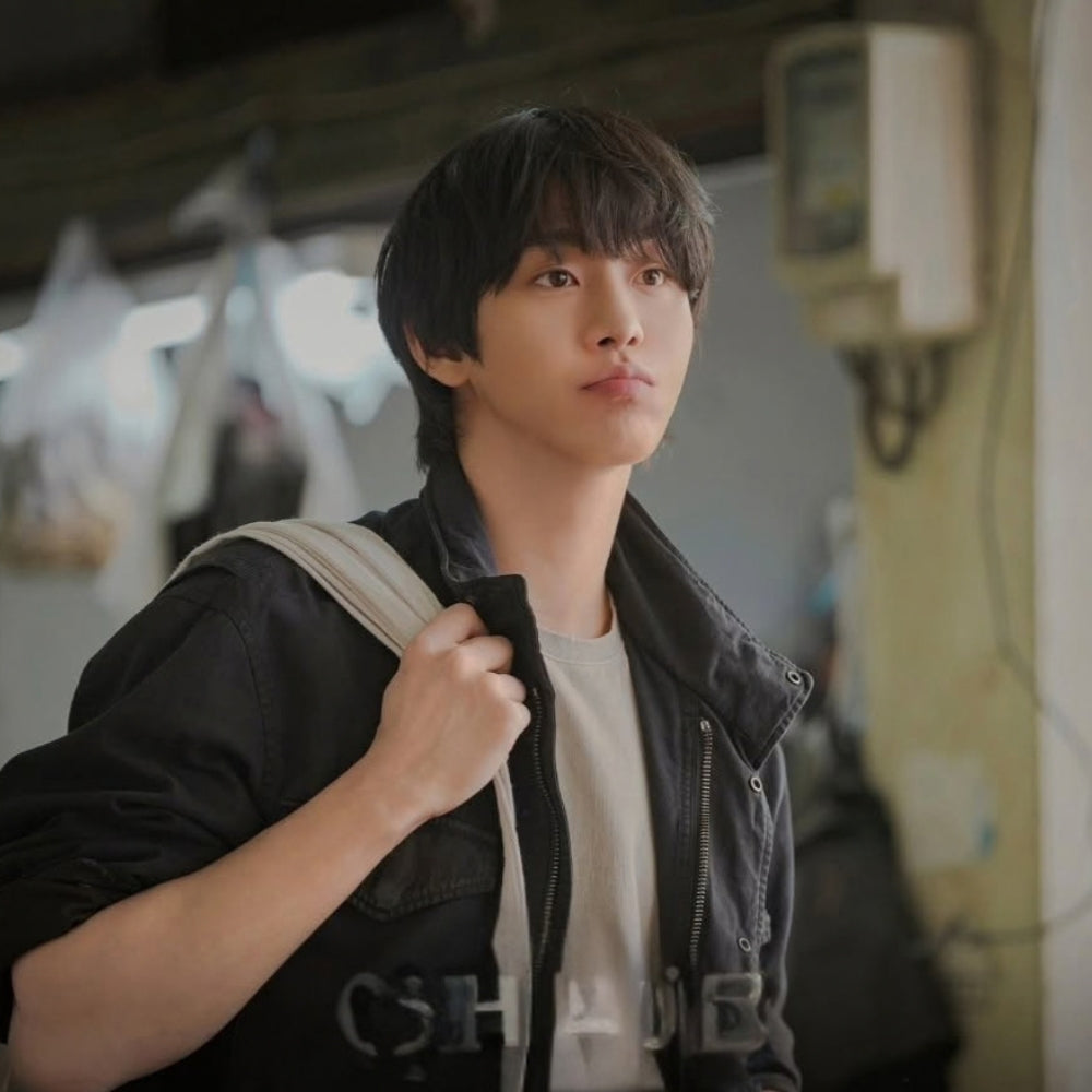 The Final Table Kang Han Black Utility Jacket