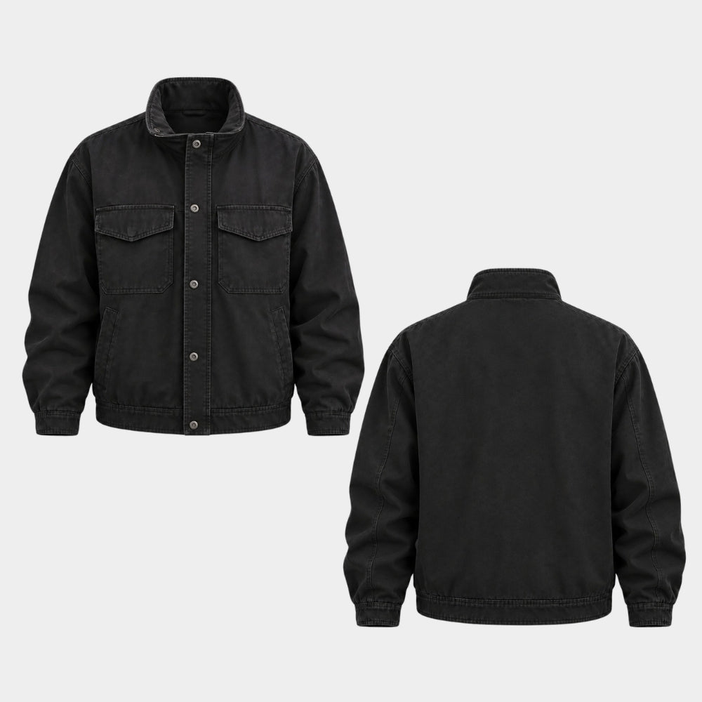 The Final Table Kang Han Black Utility Jacket