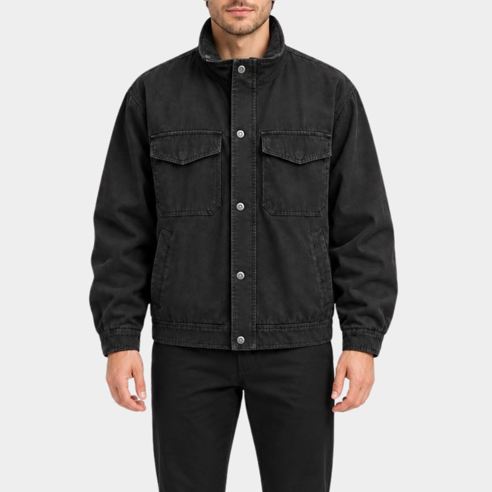 The Final Table Kang Han Black Utility Jacket