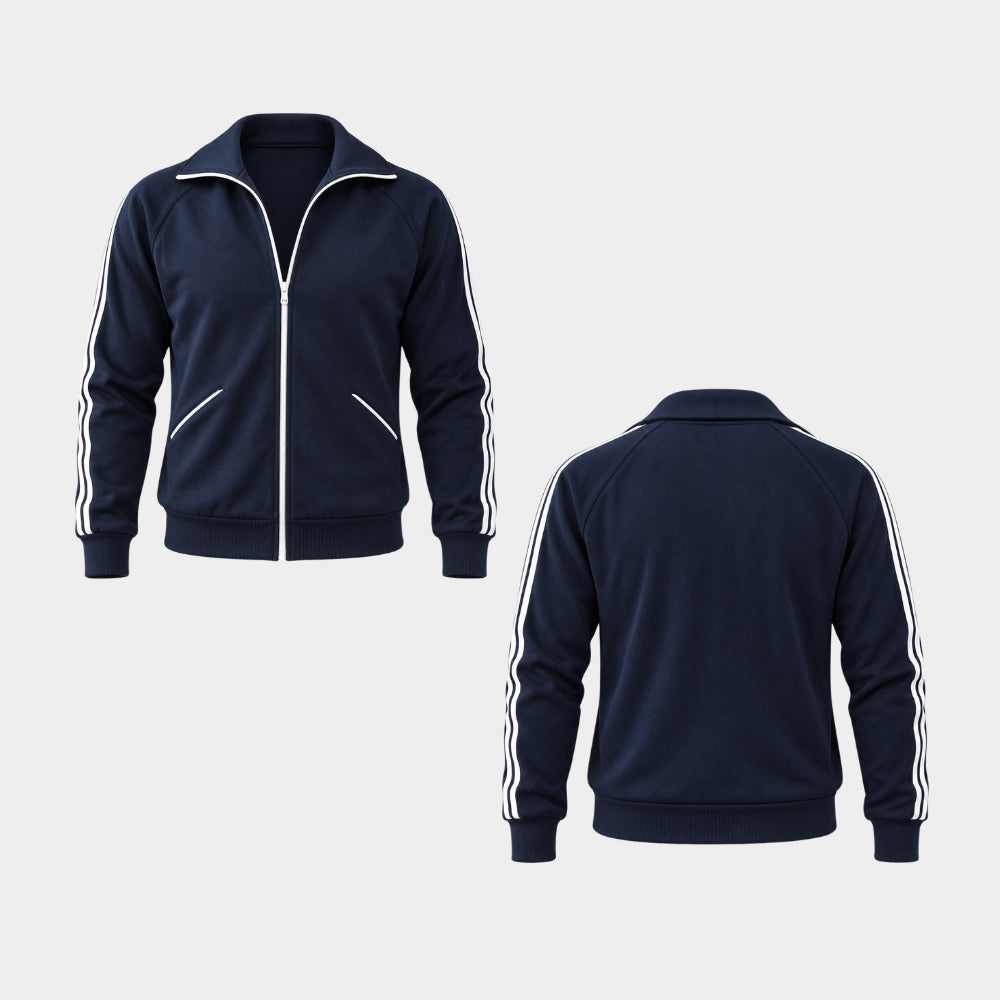 Cliff Booth Brad Pitt Blue Track Jacket