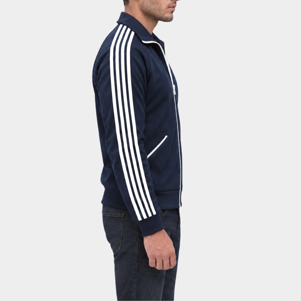 Cliff Booth Brad Pitt Blue Track Jacket
