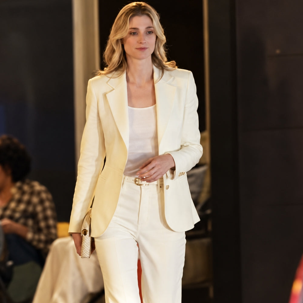 Cliff Booth Elizabeth Debicki White Blazer