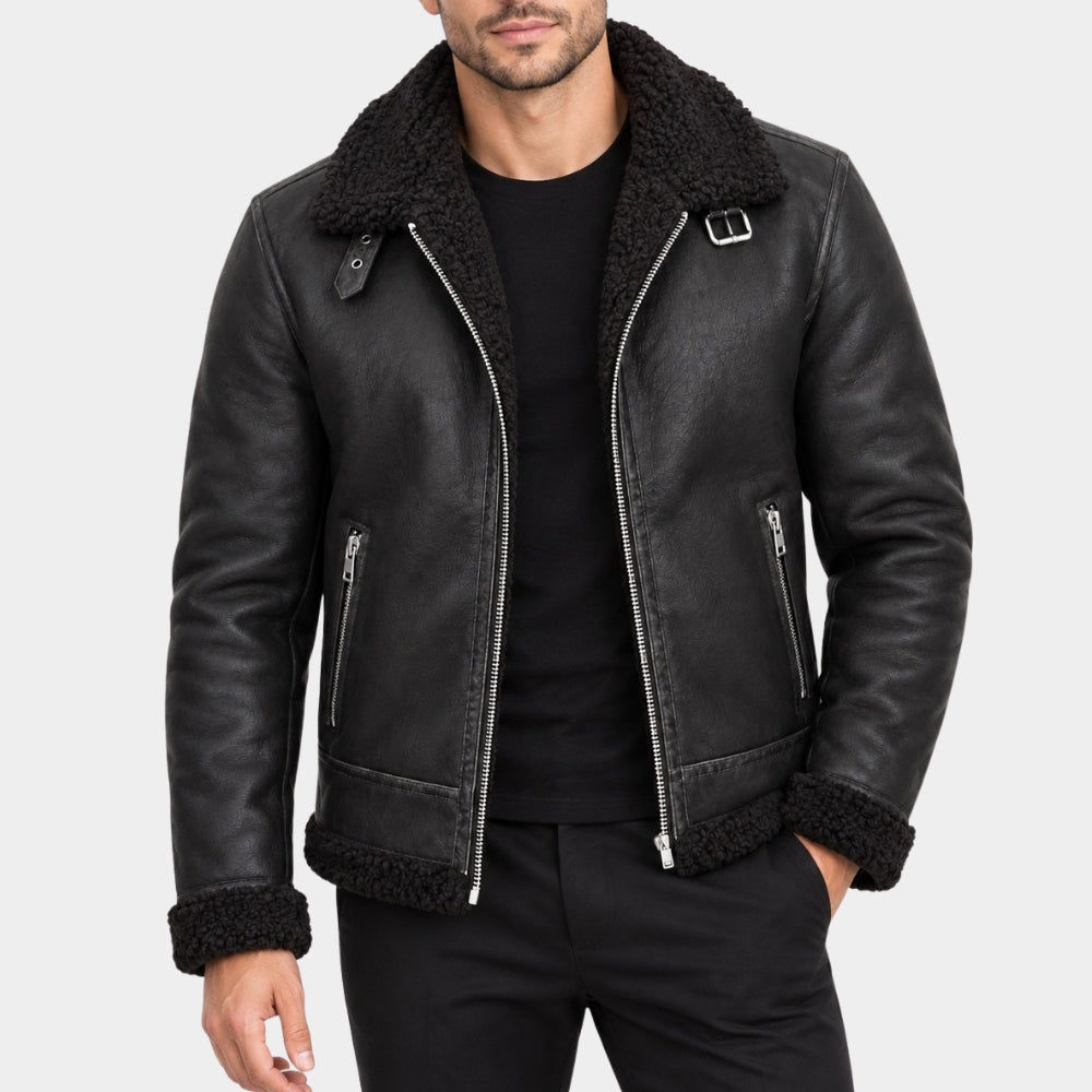 The Grim Rapper Anthony Black Leather Jacket