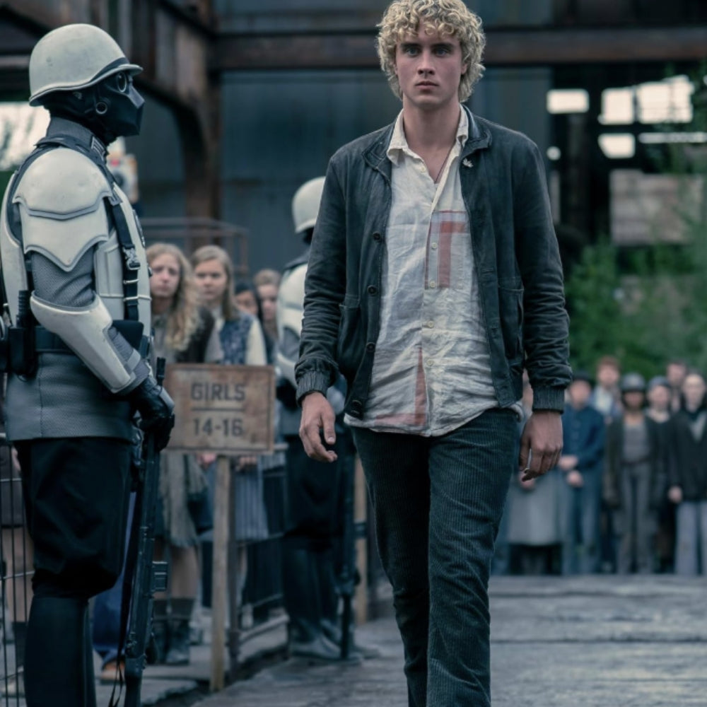 The Hunger Games Sunrise on the Reaping Joseph Zada Grey Jacket