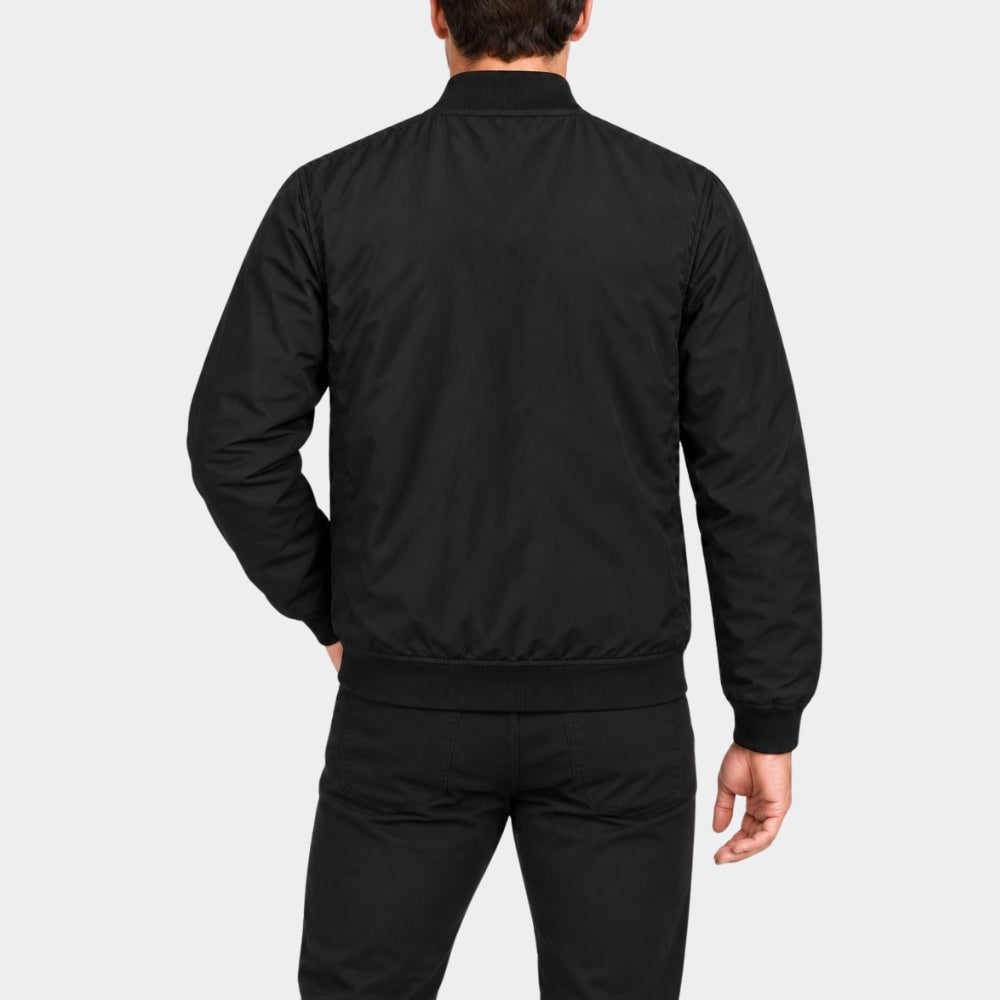 The Institute Alfie Allen Black Bomber Jacket