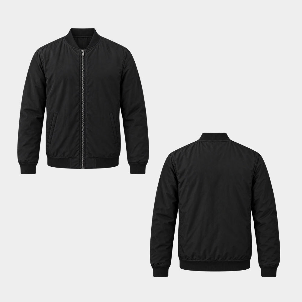 The Institute Alfie Allen Black Bomber Jacket