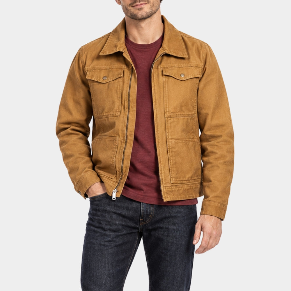 The Institute Ben Barnes Tan Ranch Jacket