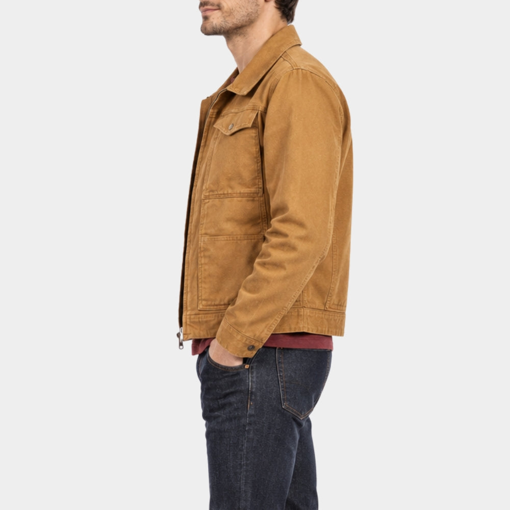 The Institute Ben Barnes Tan Ranch Jacket