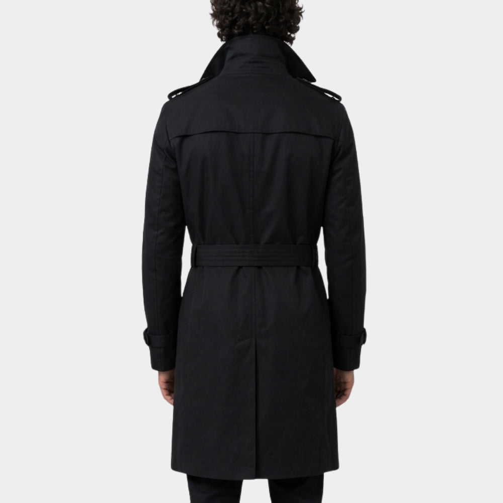 The Runner Damian Lewis Black Trench Coat