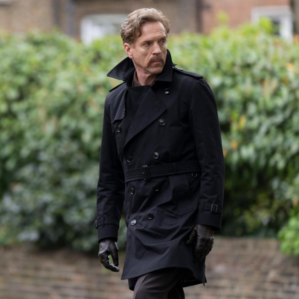 The Runner Damian Lewis Black Trench Coat