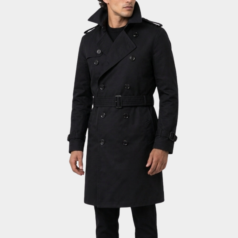 The Runner Damian Lewis Black Trench Coat