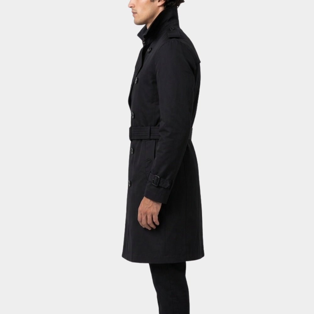 The Runner Damian Lewis Black Trench Coat