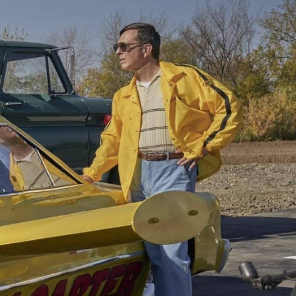 The Stunt Driver Ed Helms Yellow Jacket