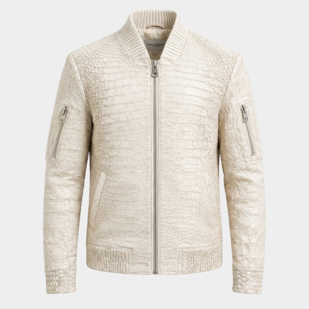 The Voice John Legend White Leather Jacket