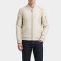 The Voice John Legend White Leather Jacket
