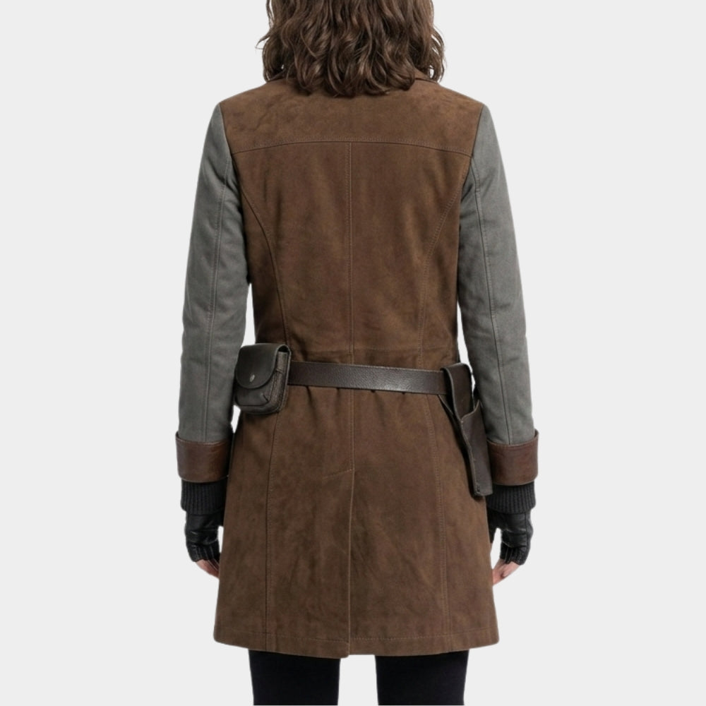 The Walking Dead Lauren Cohan Leather Coat