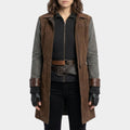 The Walking Dead Lauren Cohan Leather Coat