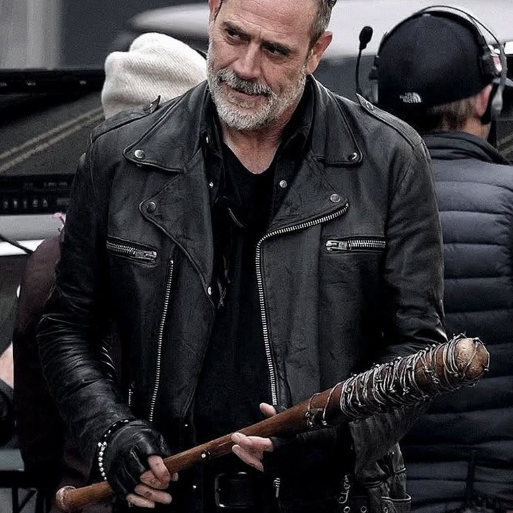 The Walking Dead Negan Biker Leather Jacket