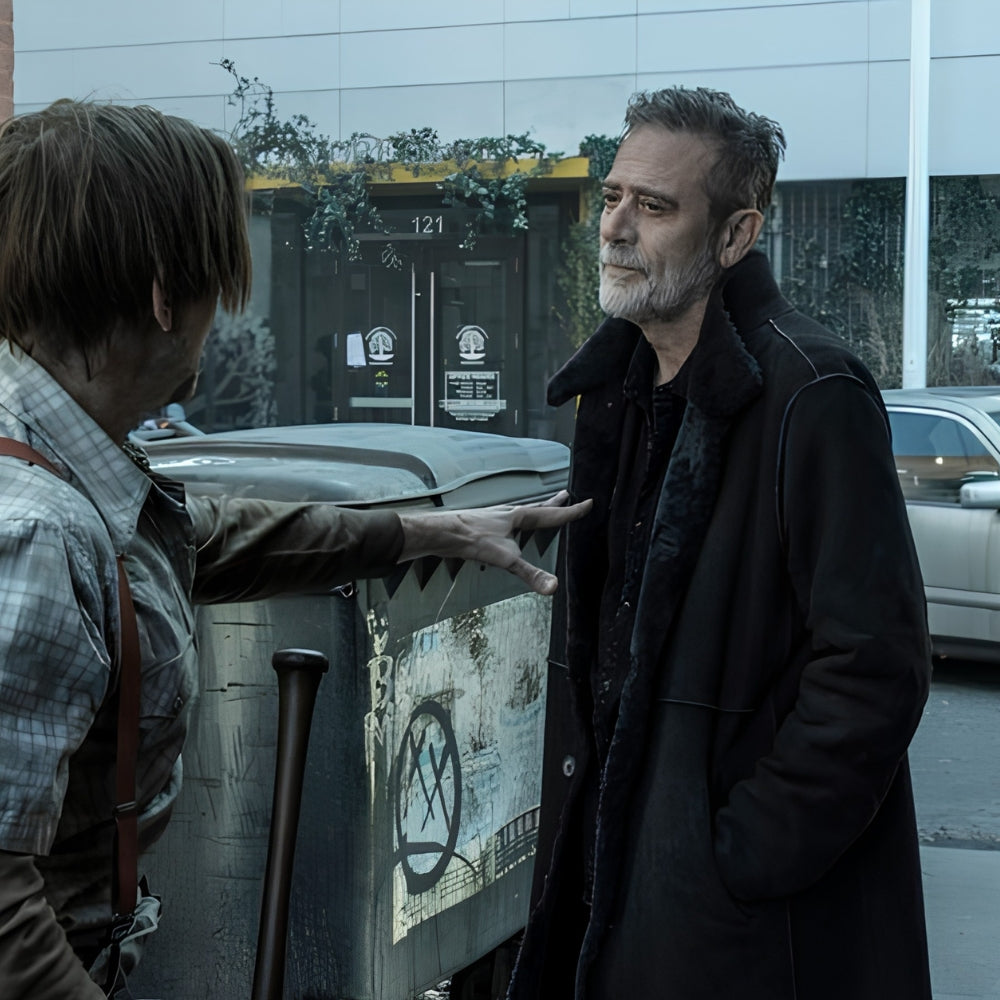 The Walking Dead Negan Black Long Coat
